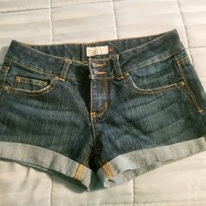 SO brand denim shorts